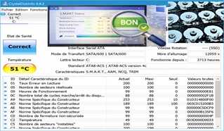 Smart Disk Checker & guide des données S.M.A.R.T.
