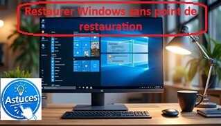 Restaurer Windows sans les points de restauration